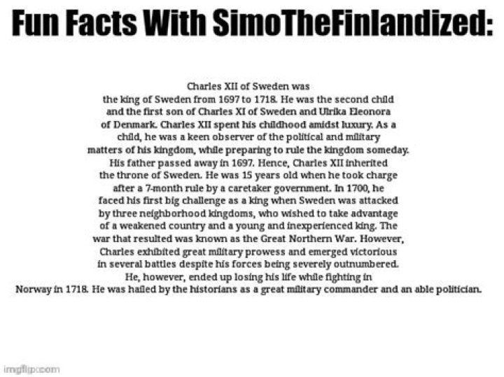 Charles XII Of Sweden Biography